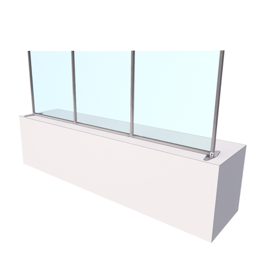 KORONAVİRÜS MASAÜSTÜ KORUMA BARİYERİ 3'LÜ